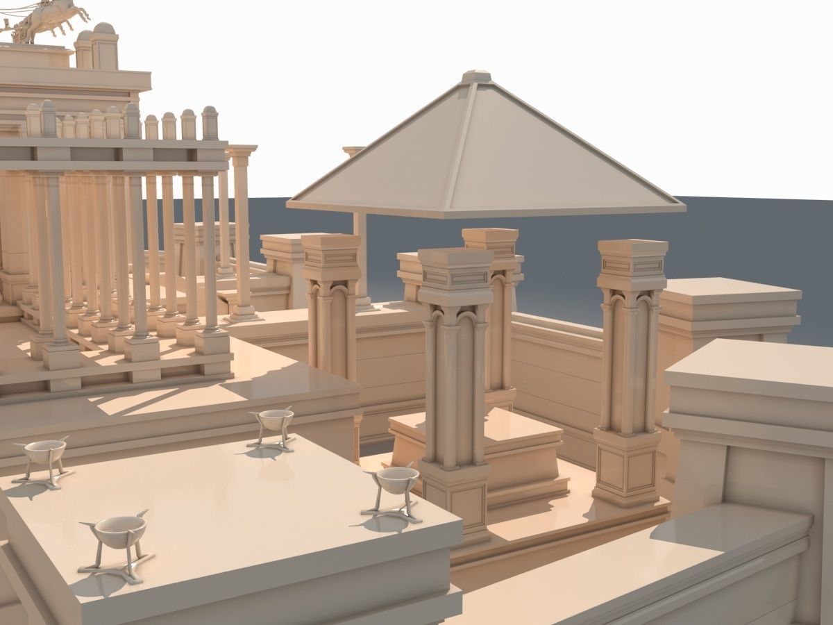 Roman Temple 3D model_10
