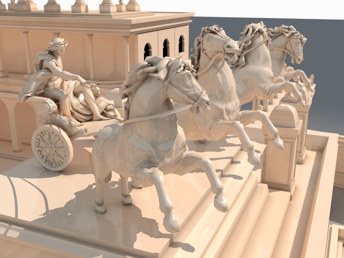 Roman Temple 3D model_12