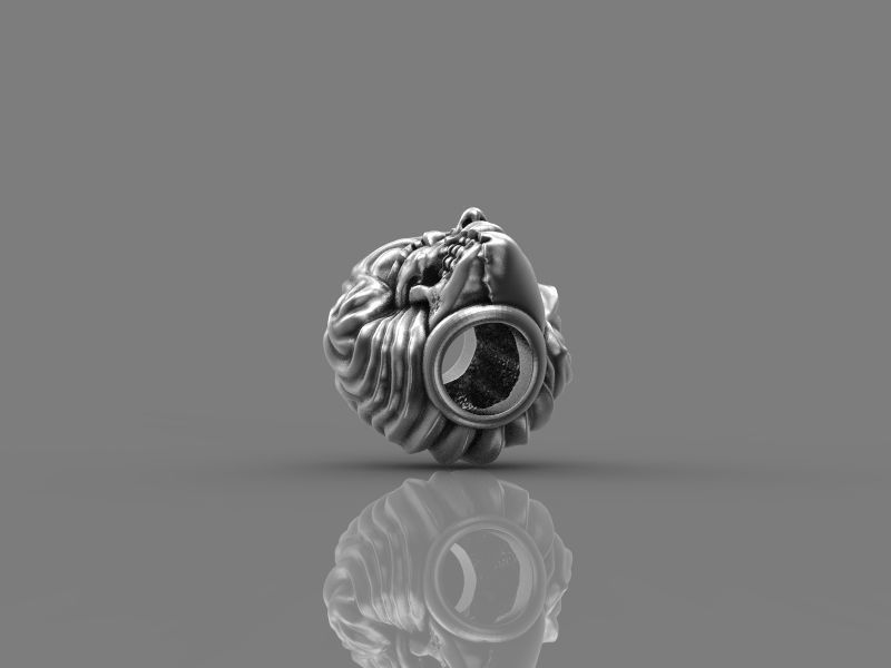 Monroe head bead 3d model for 3d printing 3D print model 3D print model_15