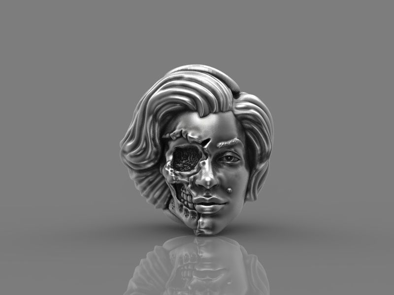 Monroe head bead 3d model for 3d printing 3D print model 3D print model_3