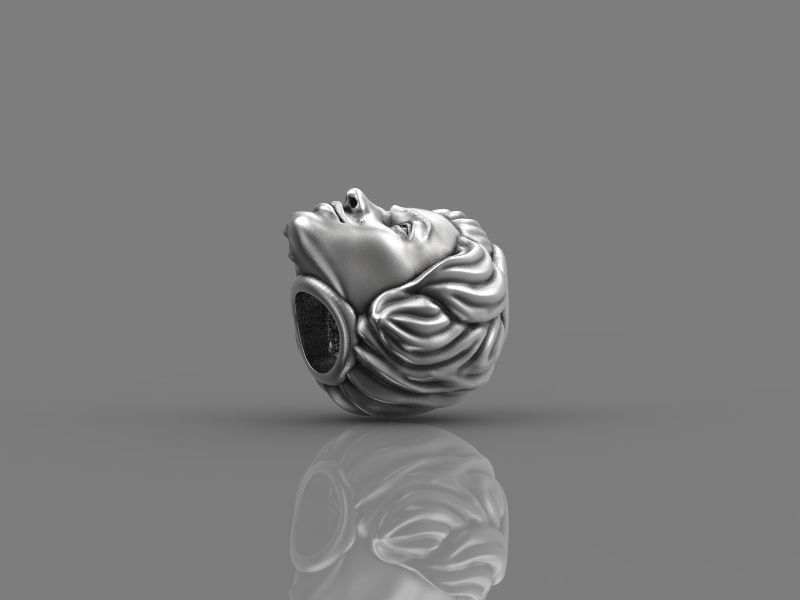 Monroe head bead 3d model for 3d printing 3D print model 3D print model_17