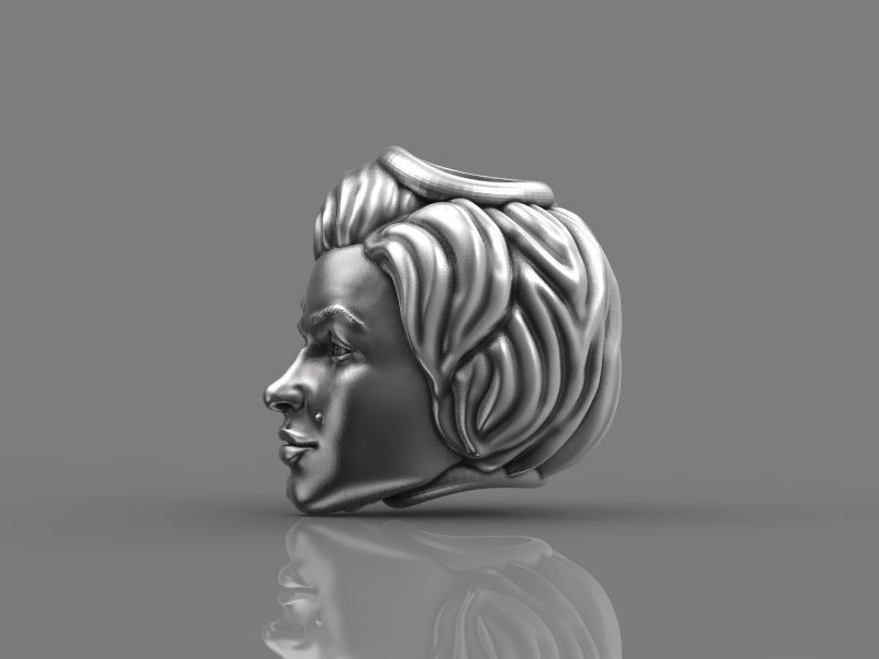 Monroe head bead 3d model for 3d printing 3D print model 3D print model_6