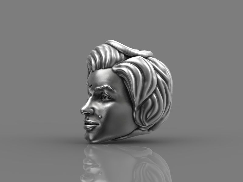 Monroe head bead 3d model for 3d printing 3D print model 3D print model_5