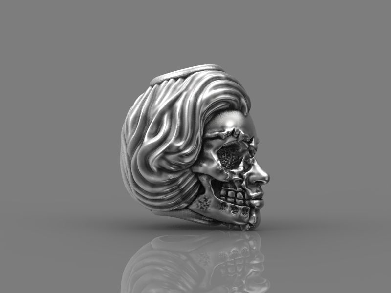 Monroe head bead 3d model for 3d printing 3D print model 3D print model_13