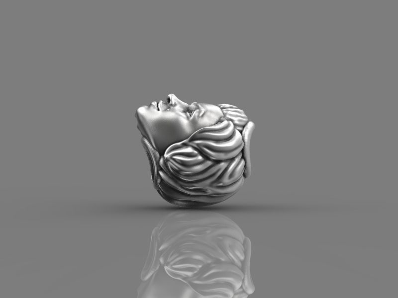 Monroe head bead 3d model for 3d printing 3D print model 3D print model_18