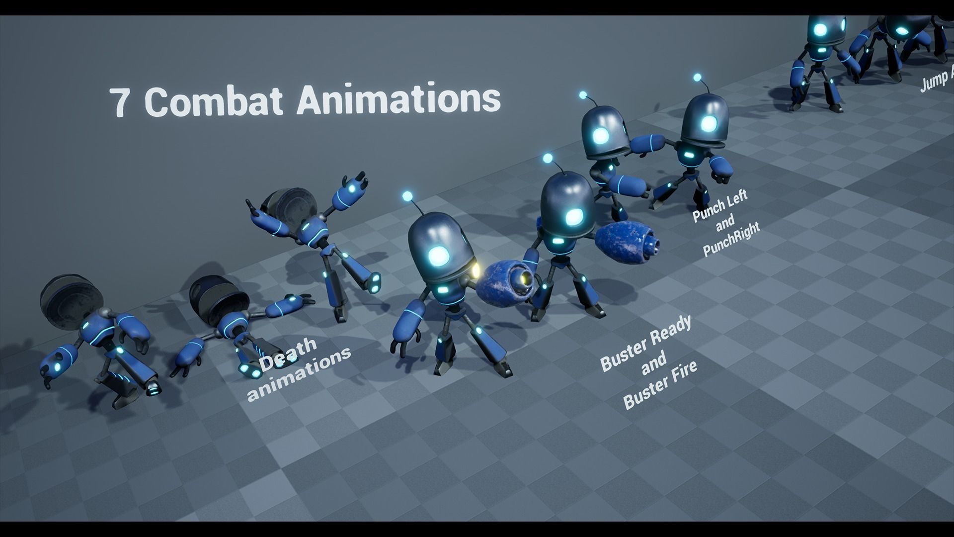 Customizable Robot Pack 2 - Mike Low-poly 3D model_4