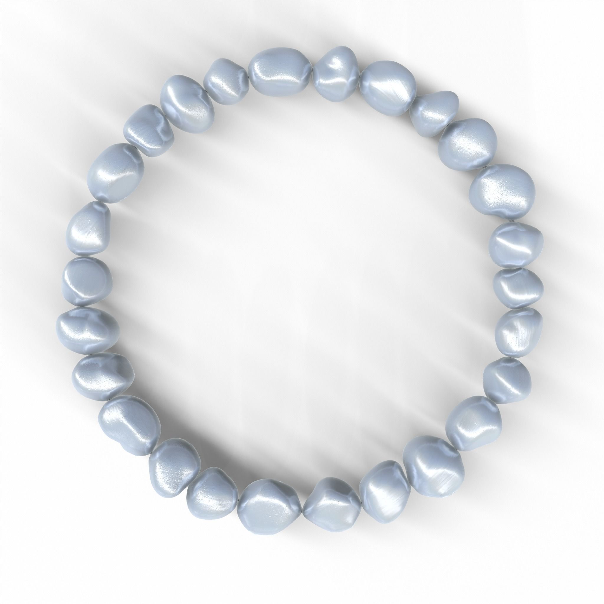 Pearl Bracelet - VR-AR GameReady PBR 3D Model Collection_22