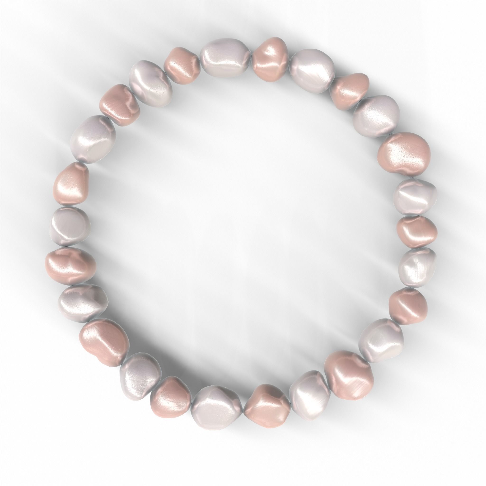 Pearl Bracelet - VR-AR GameReady PBR 3D Model Collection_19
