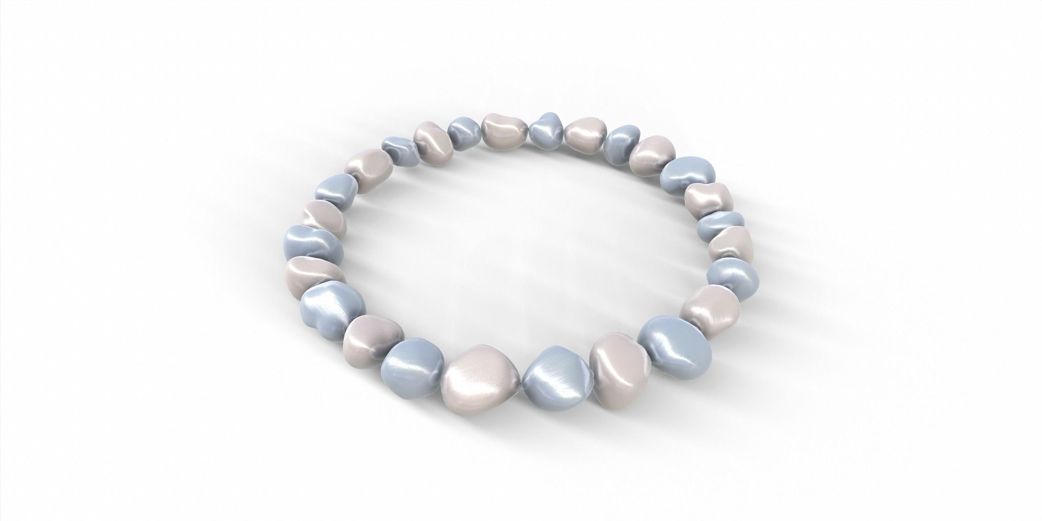 Pearl Bracelet - VR-AR GameReady PBR 3D Model Collection_14