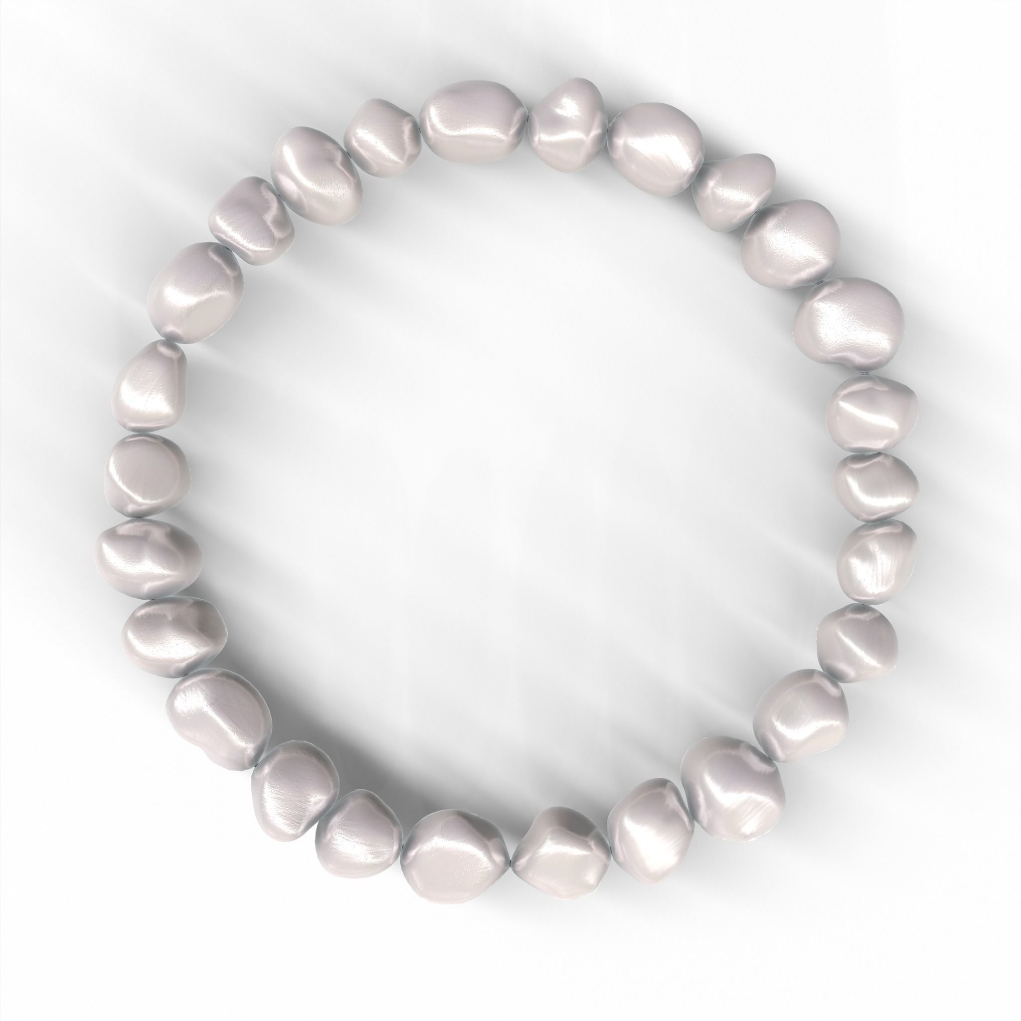 Pearl Bracelet - VR-AR GameReady PBR 3D Model Collection_23