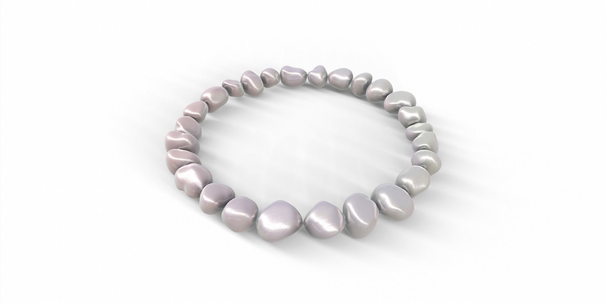 Pearl Bracelet - VR-AR GameReady PBR 3D Model Collection_18