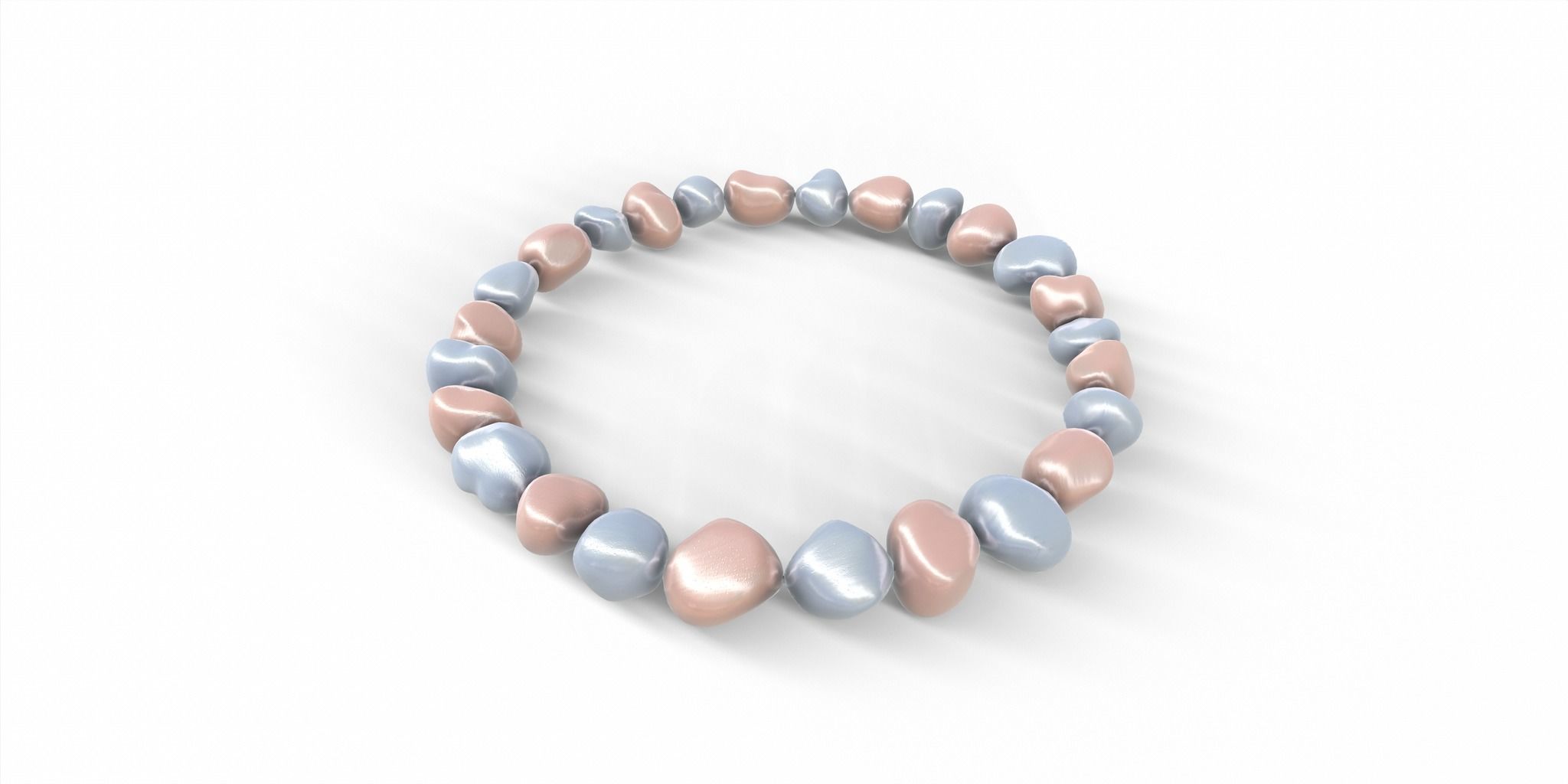 Pearl Bracelet - VR-AR GameReady PBR 3D Model Collection_11