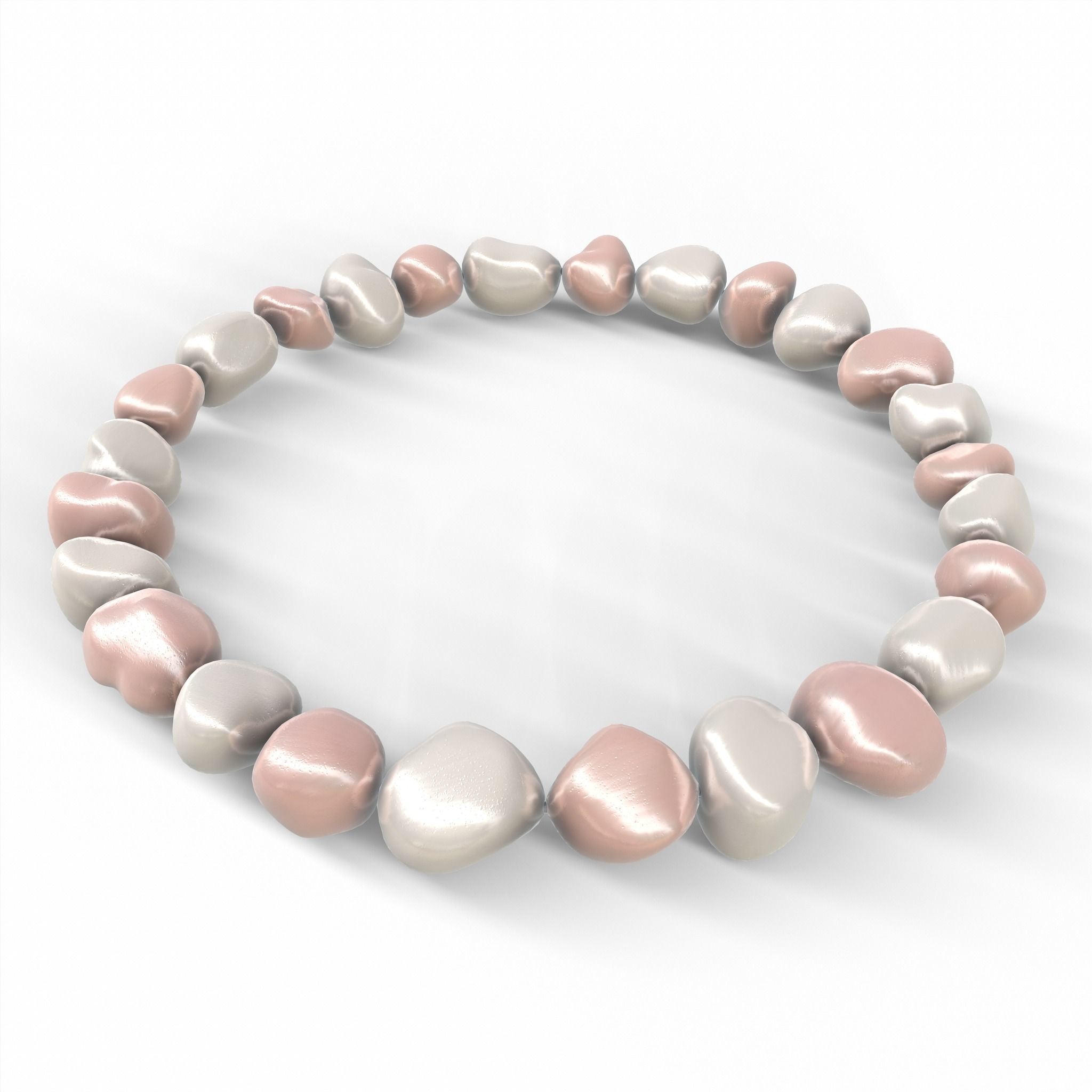 Pearl Bracelet - VR-AR GameReady PBR 3D Model Collection_1