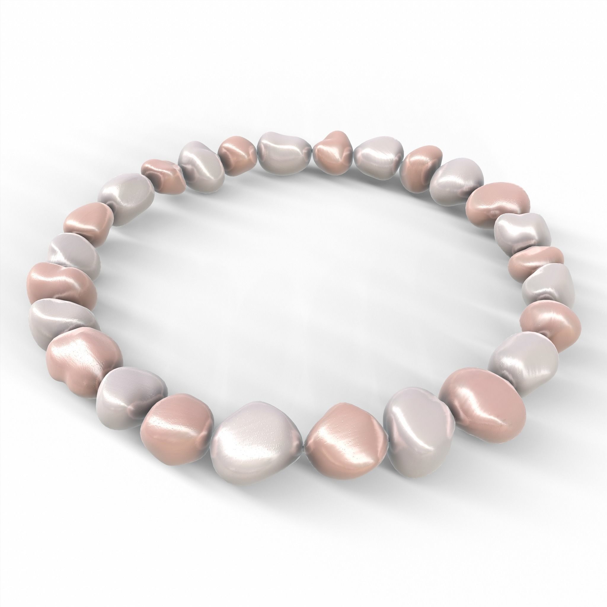 Pearl Bracelet - VR-AR GameReady PBR 3D Model Collection_5