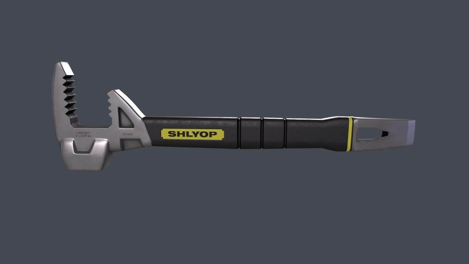 fubar ratchet wrench Low-poly 3D model_5
