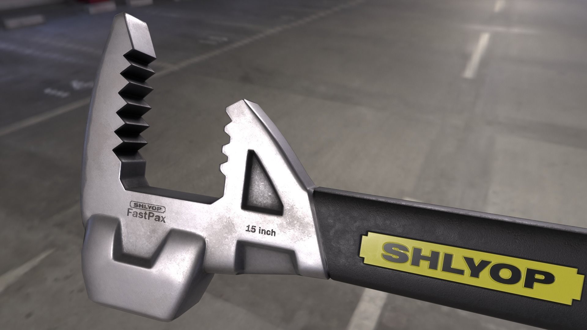 fubar ratchet wrench Low-poly 3D model_3