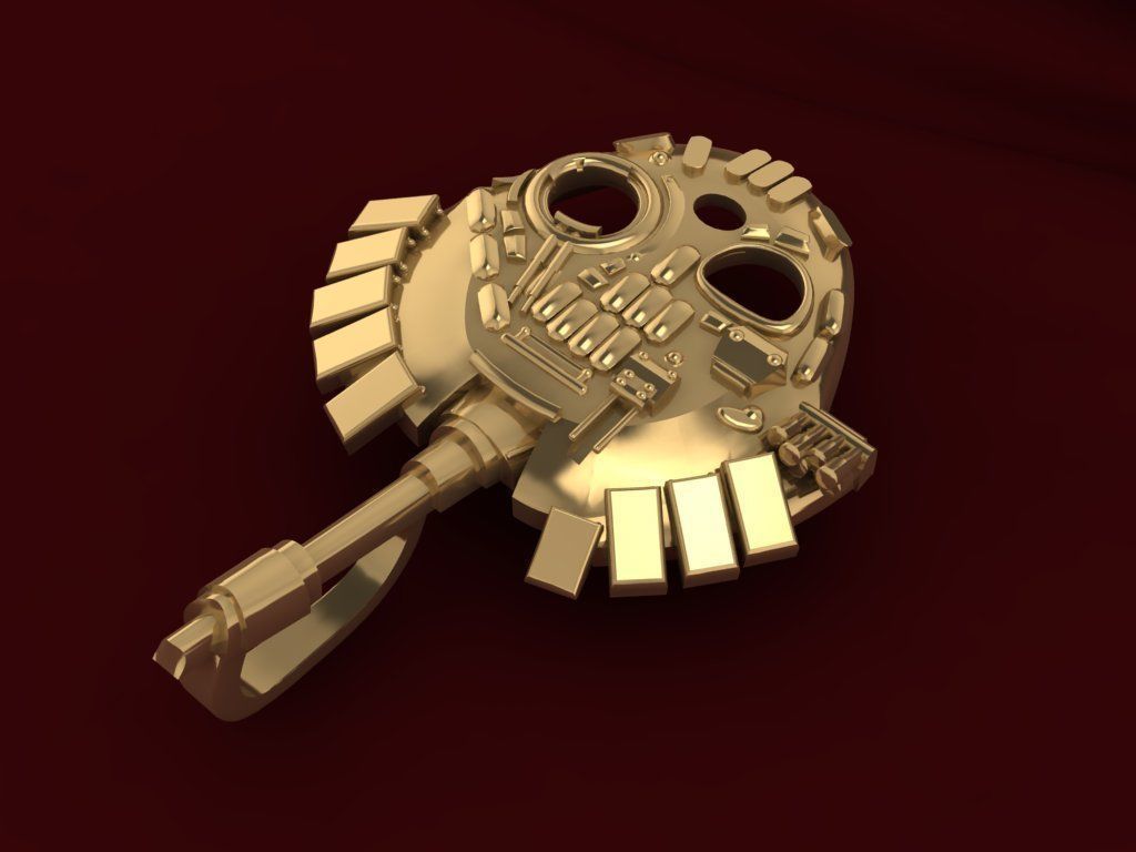 Pendant tank 3D print model_1