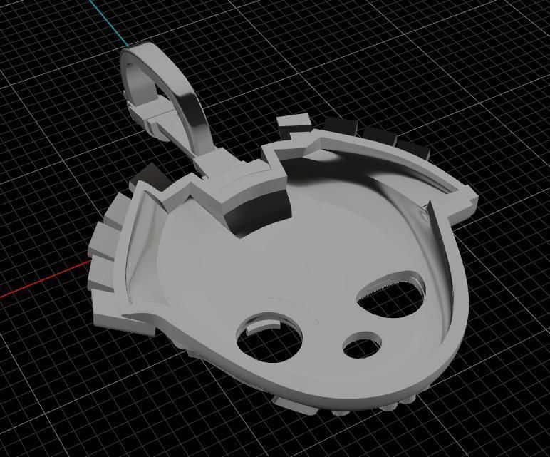 Pendant tank 3D print model_11