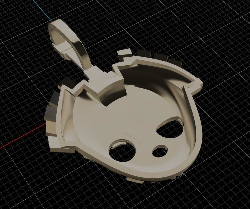 Pendant tank 3D print model_7