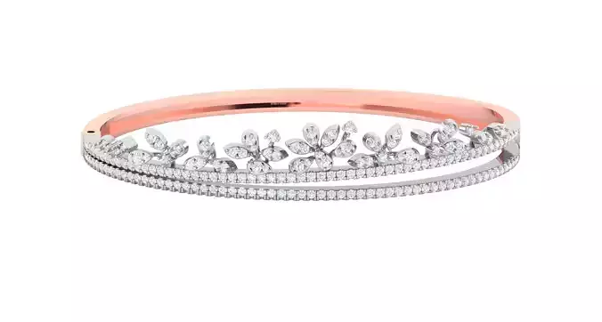 Women Bangle Bracelets Bracelet 3dm STL OBJ FBX Render Details