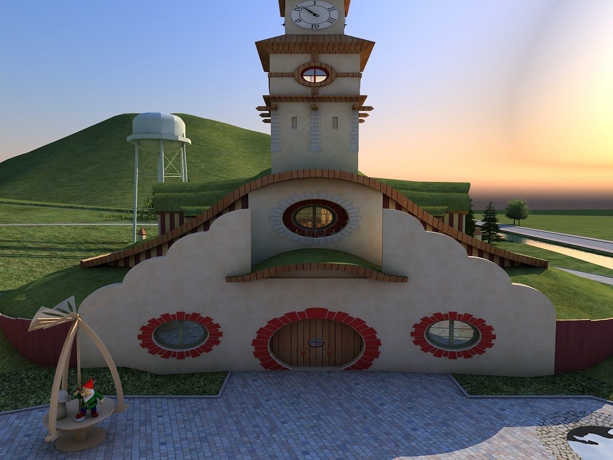 European Town 3D model_17