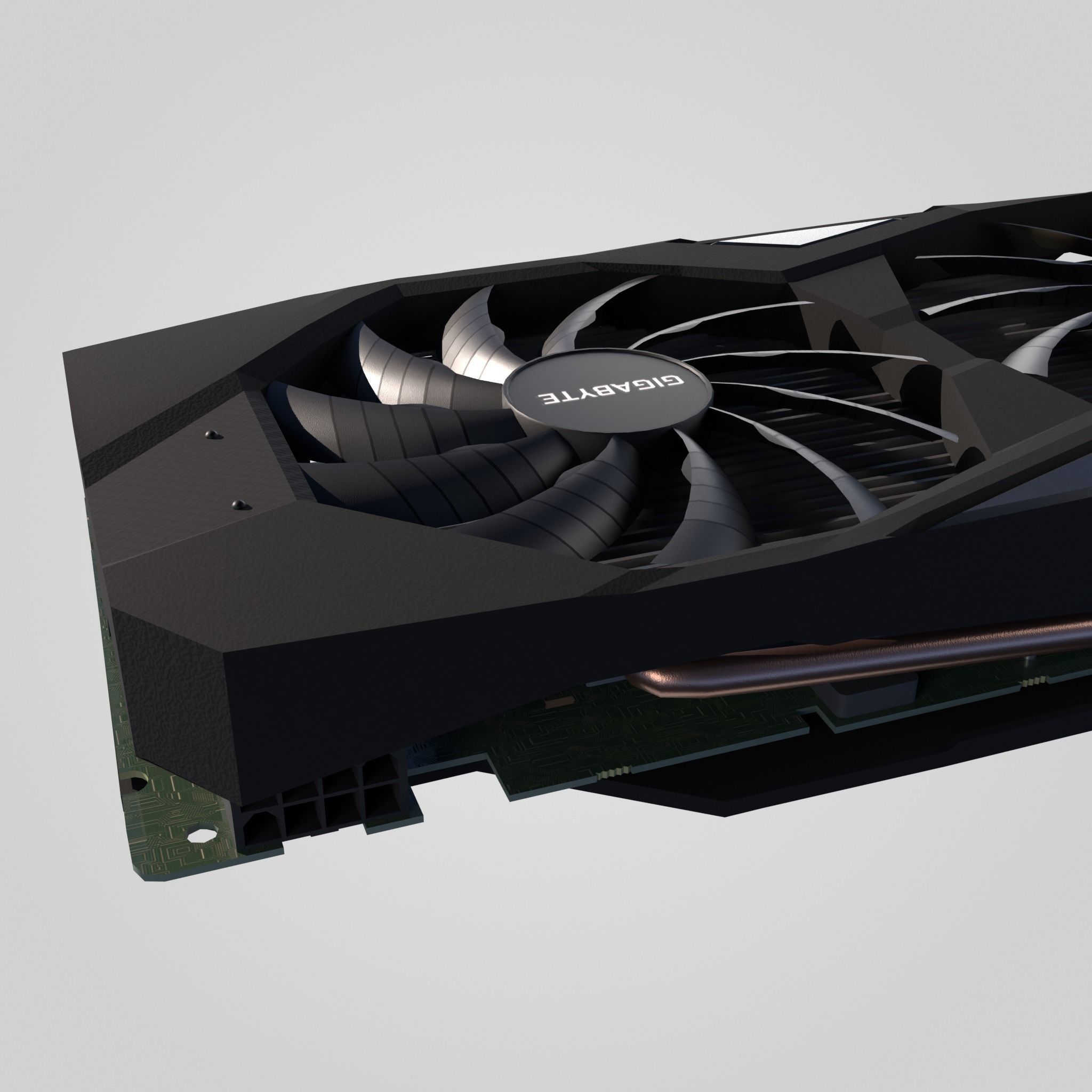 GPU Nvidia RTX 2060 Low-poly 3D model_22