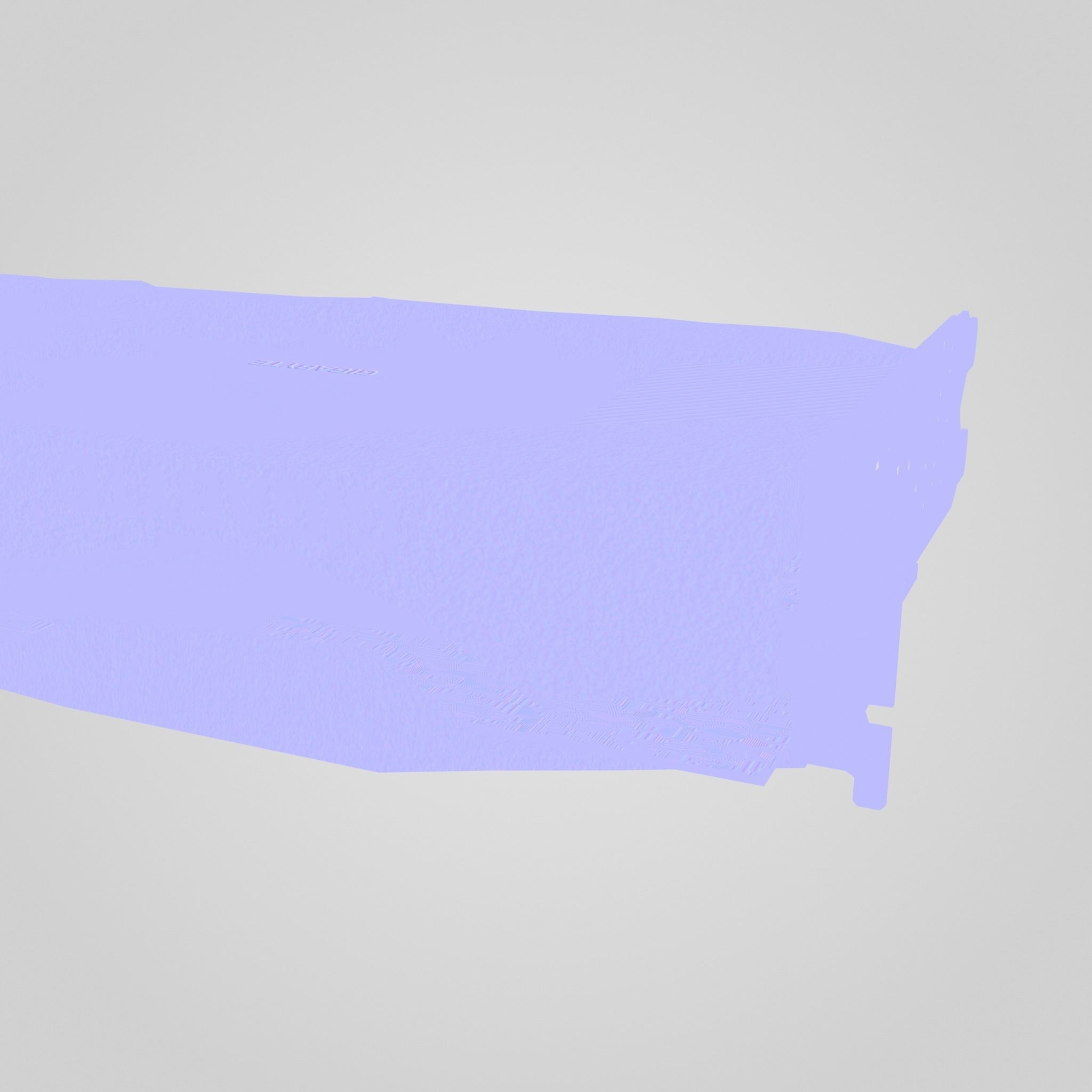 GPU Nvidia RTX 2060 Low-poly 3D model_35