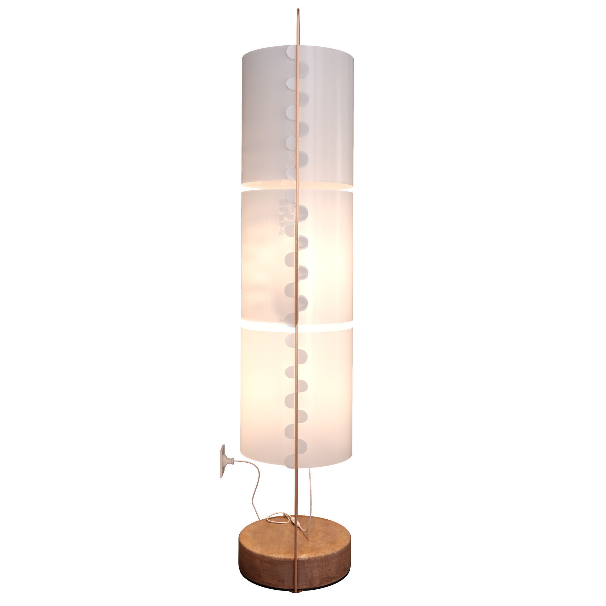 Floor Lamp M1 3D model_3