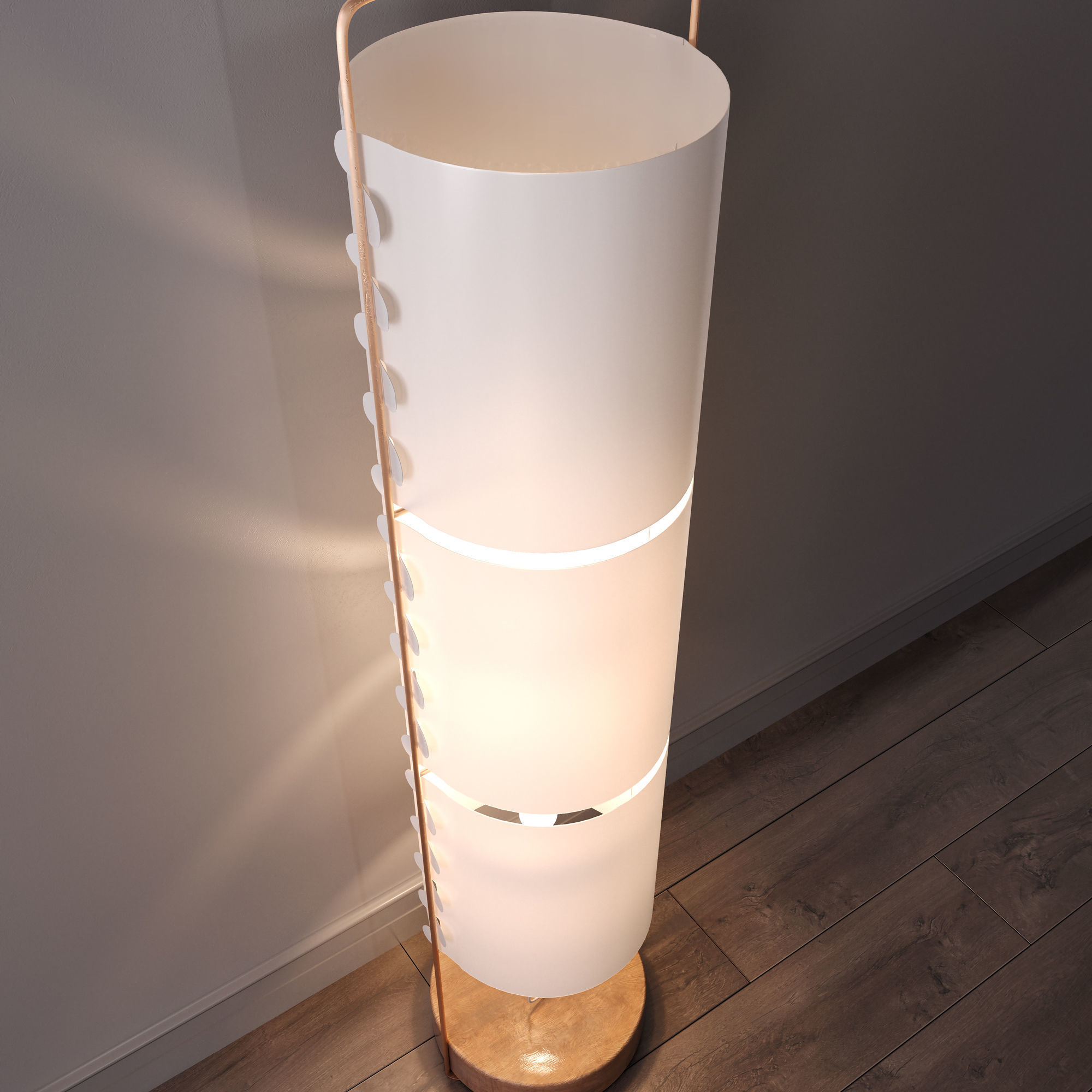 Floor Lamp M1 3D model_2