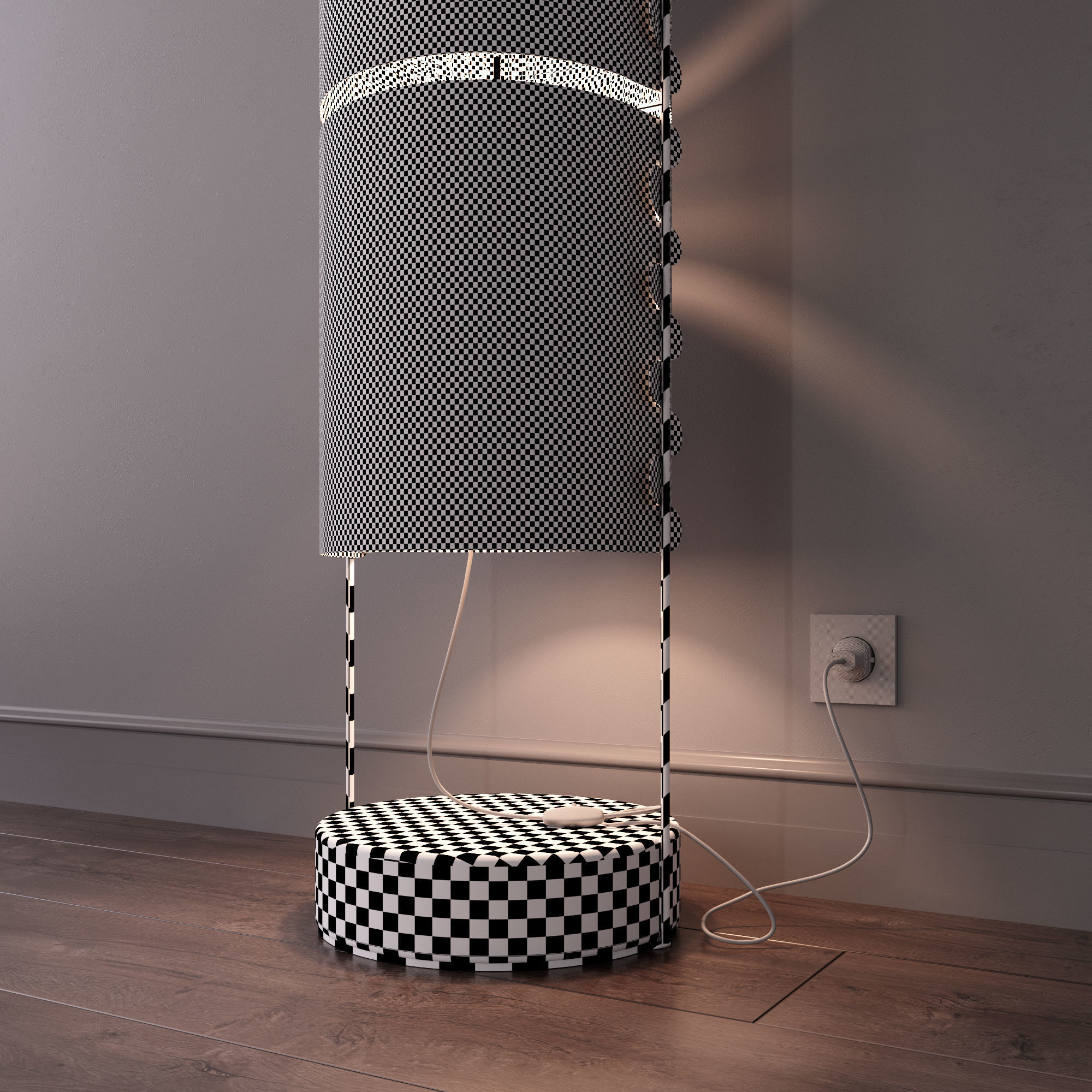 Floor Lamp M1 3D model_8