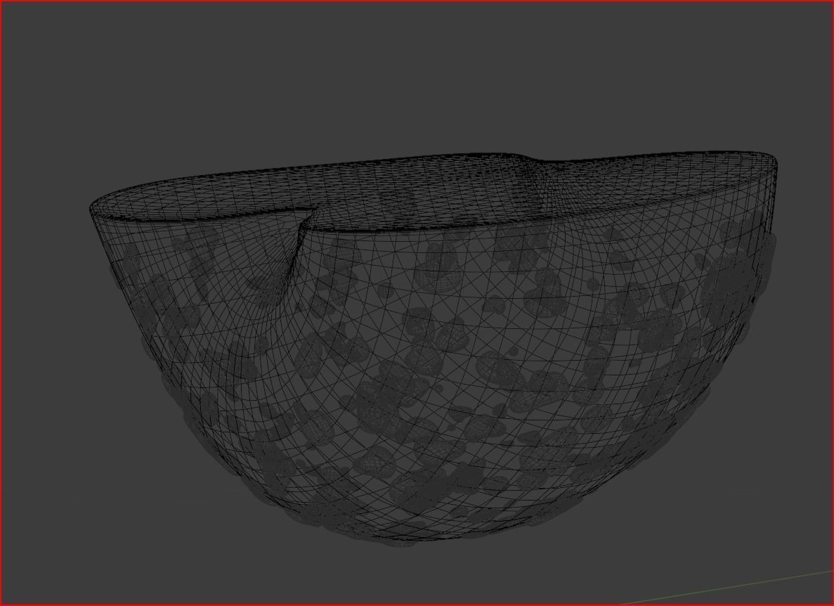 apple bowl 3D model_4