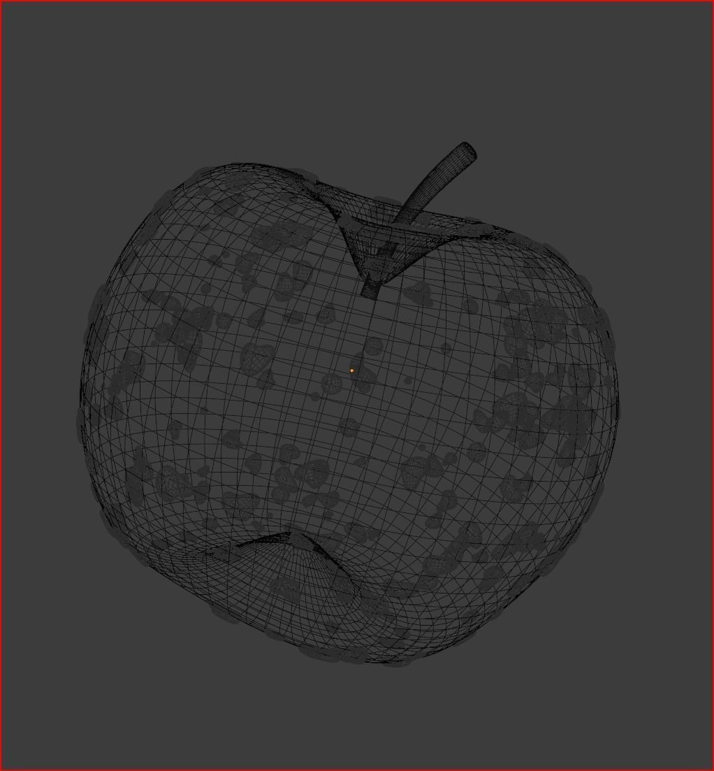 apple bowl 3D model_3