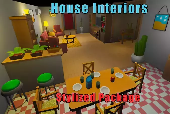 Stylized Home interior