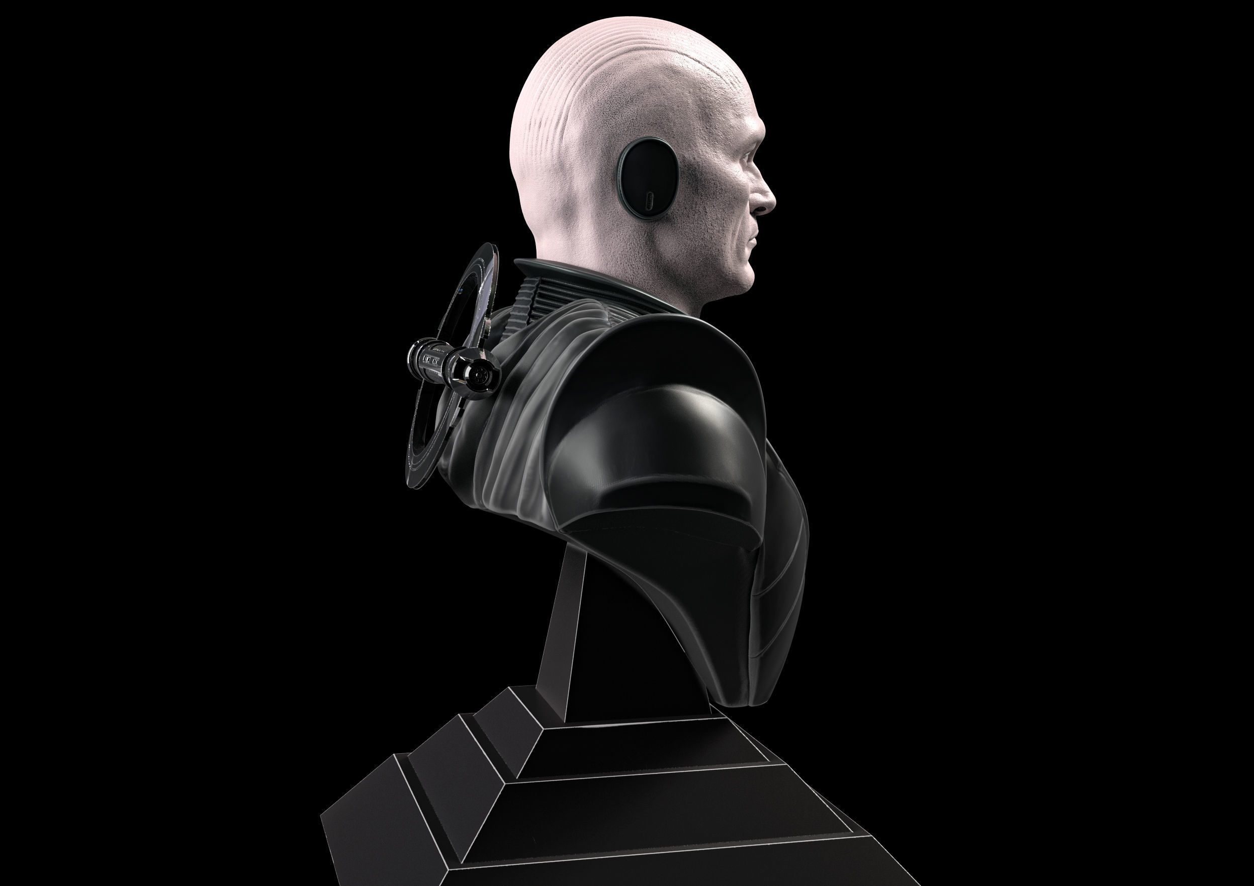 Grand Inquisitor Bust- Rupert Friend 3D print model_3