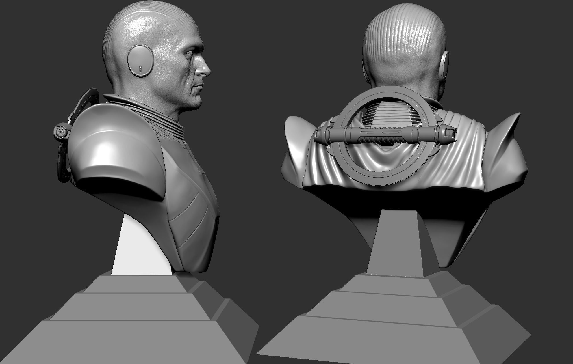 Grand Inquisitor Bust- Rupert Friend 3D print model_10