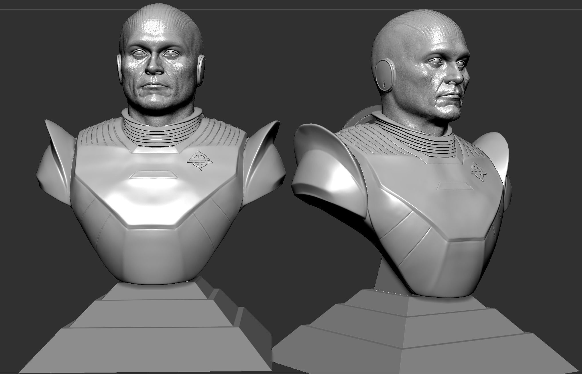 Grand Inquisitor Bust- Rupert Friend 3D print model_9