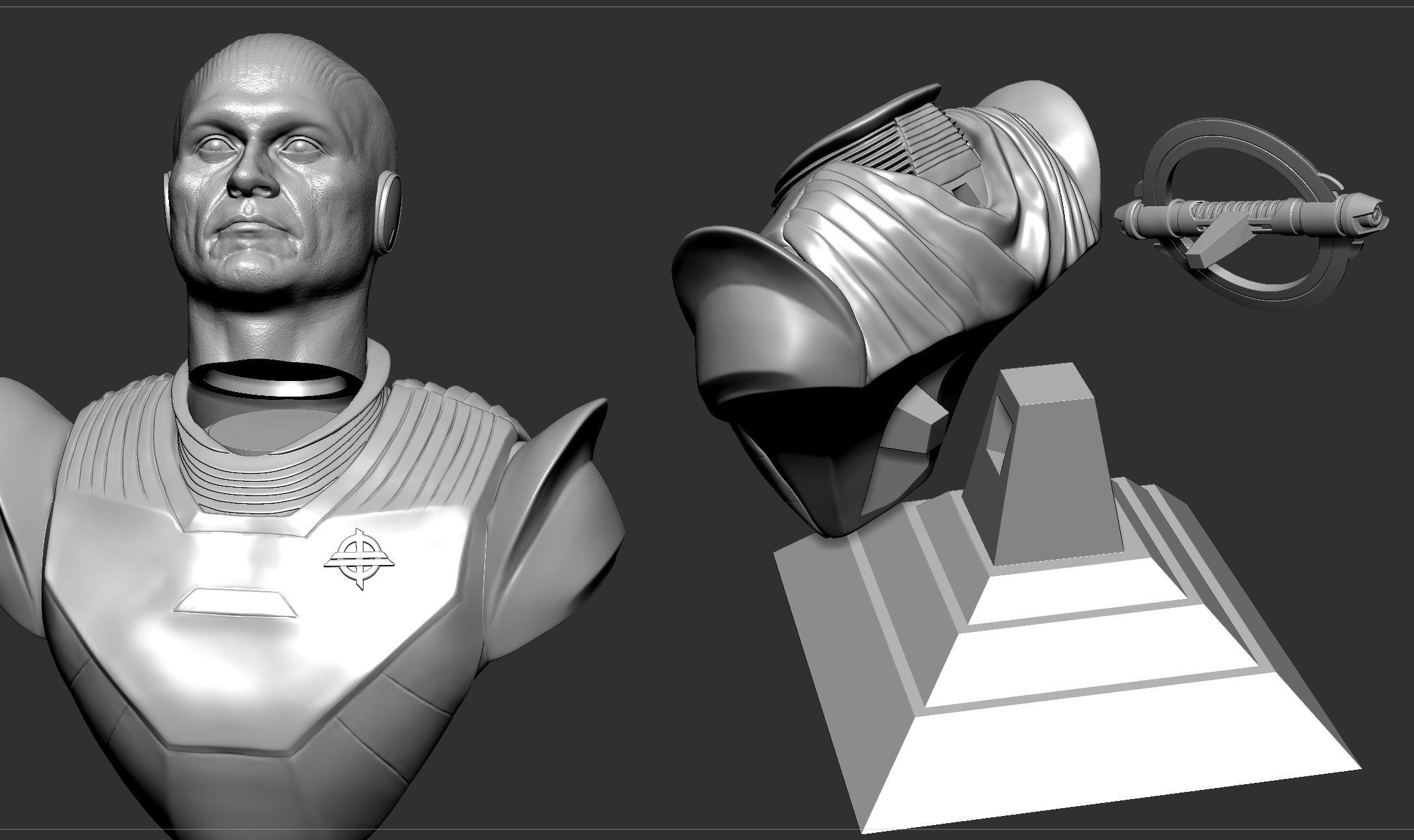 Grand Inquisitor Bust- Rupert Friend 3D print model_7