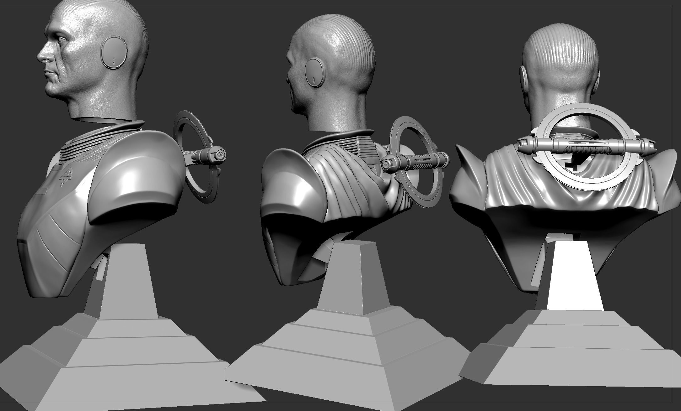 Grand Inquisitor Bust- Rupert Friend 3D print model_8