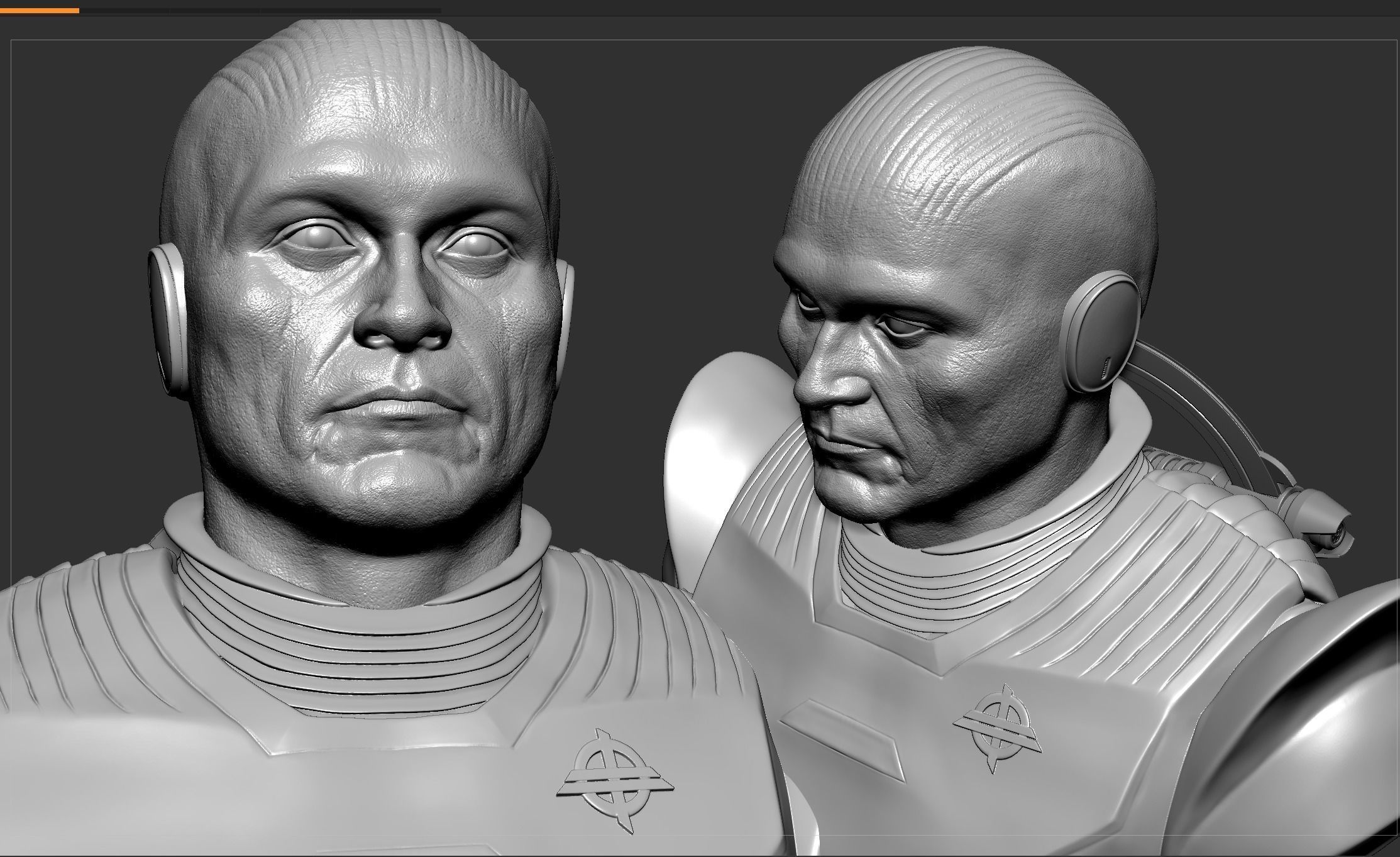 Grand Inquisitor Bust- Rupert Friend 3D print model_12