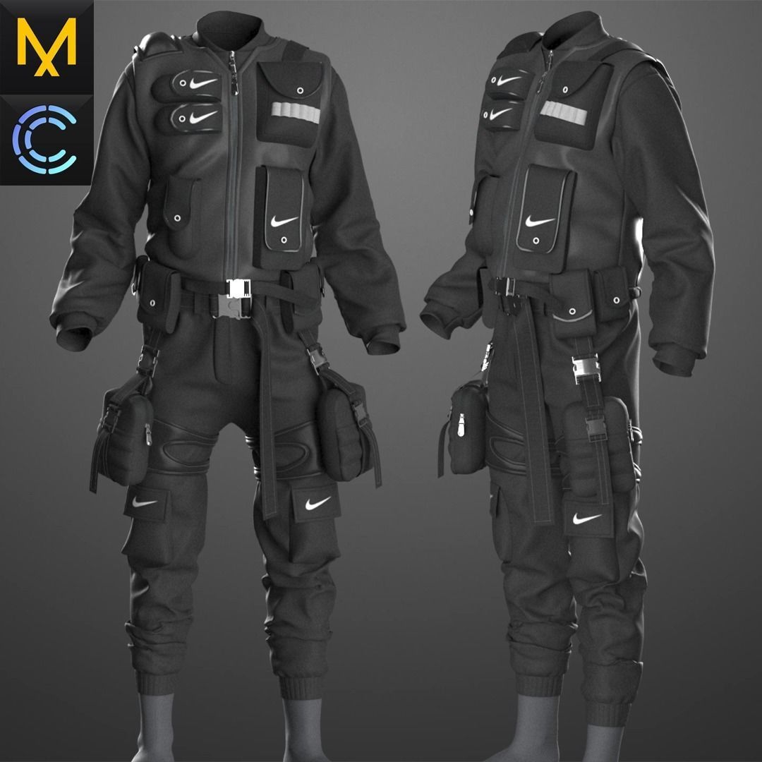 New Outfit Male OBJ mtl FBX ZPRJ 3D model_1