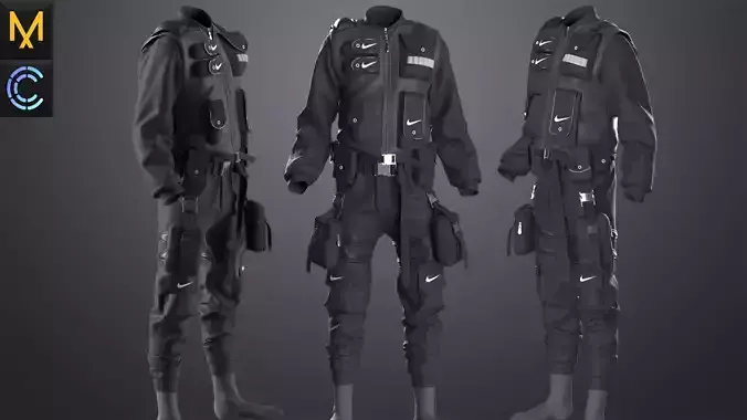 New Outfit Male OBJ mtl FBX ZPRJ