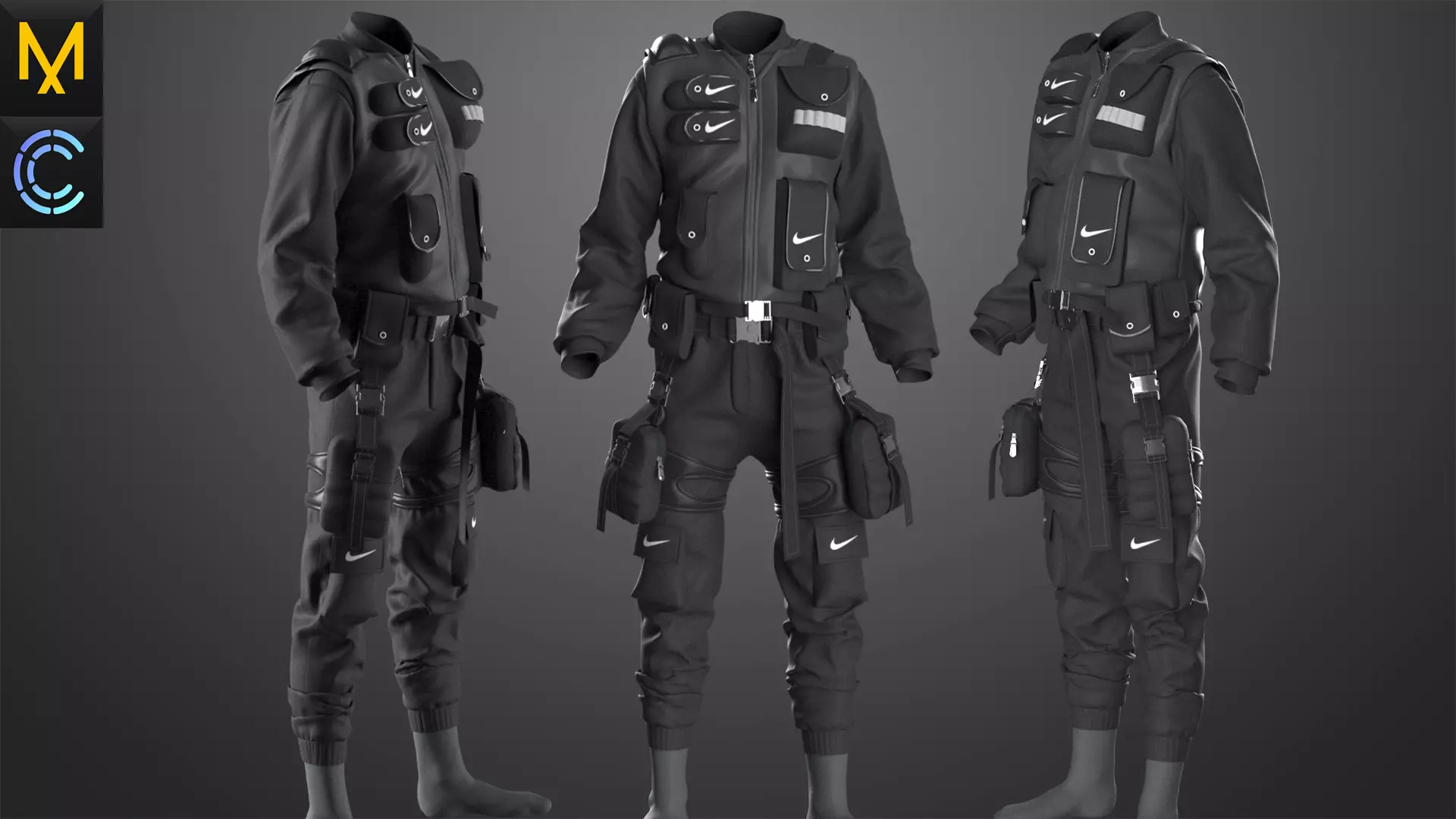 New Outfit Male OBJ mtl FBX ZPRJ 3D model_0