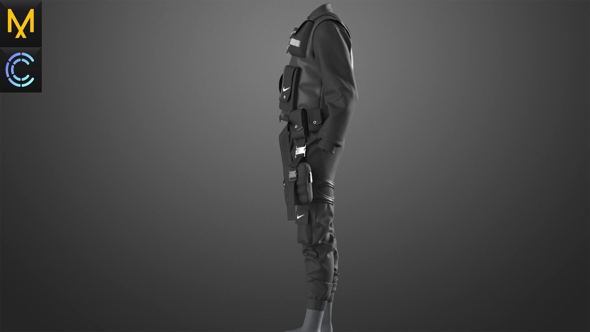 New Outfit Male OBJ mtl FBX ZPRJ 3D model_5