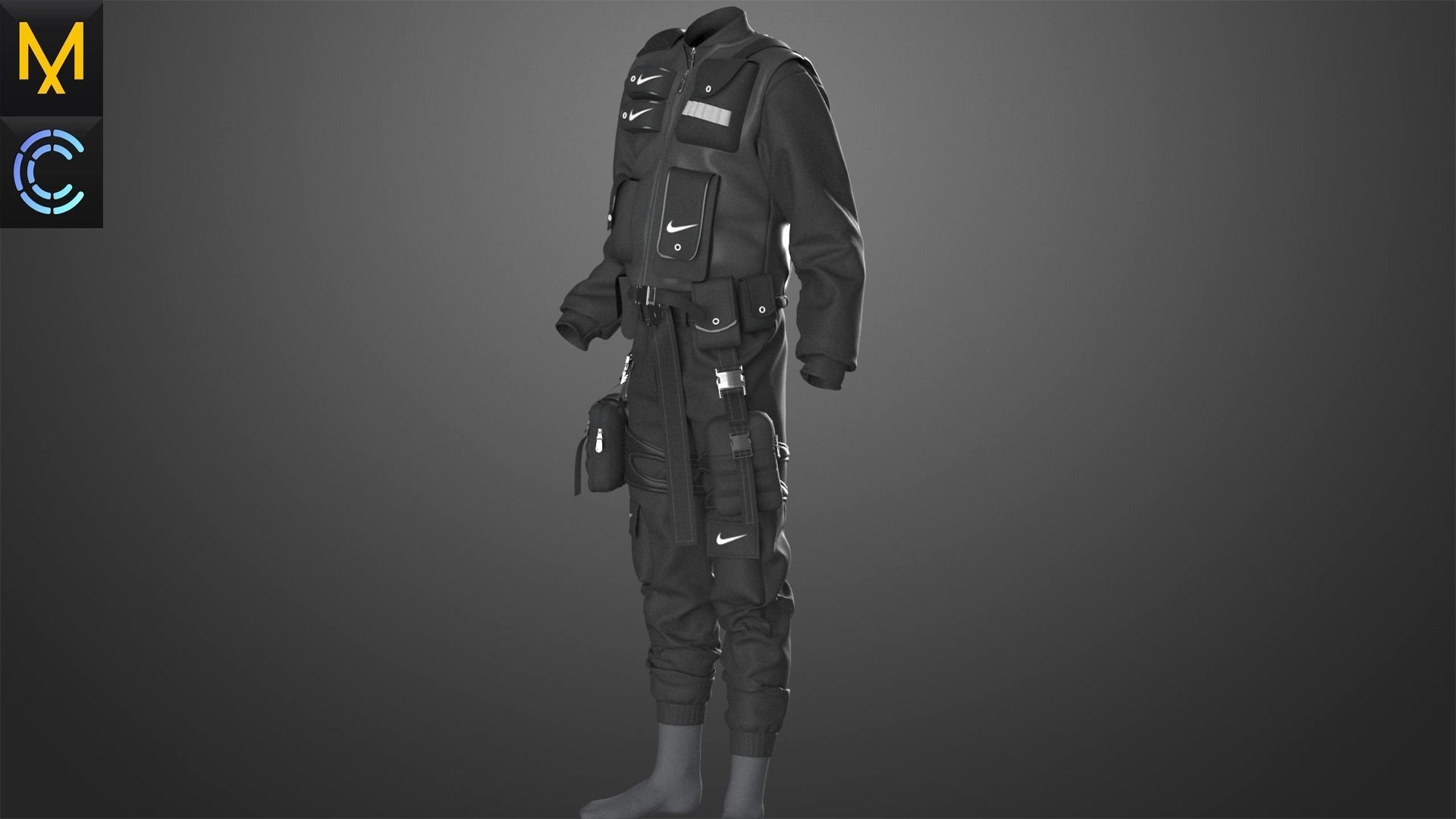 New Outfit Male OBJ mtl FBX ZPRJ 3D model_4