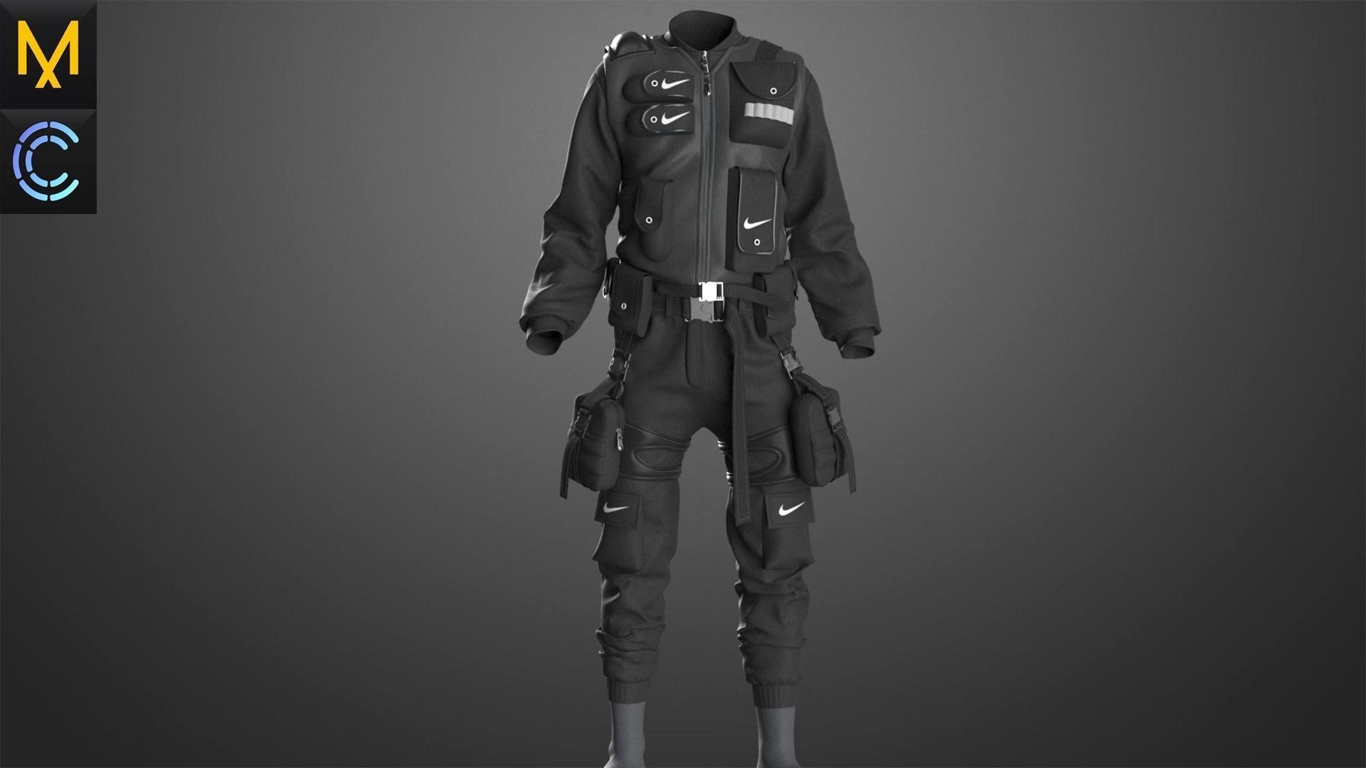 New Outfit Male OBJ mtl FBX ZPRJ 3D model_2