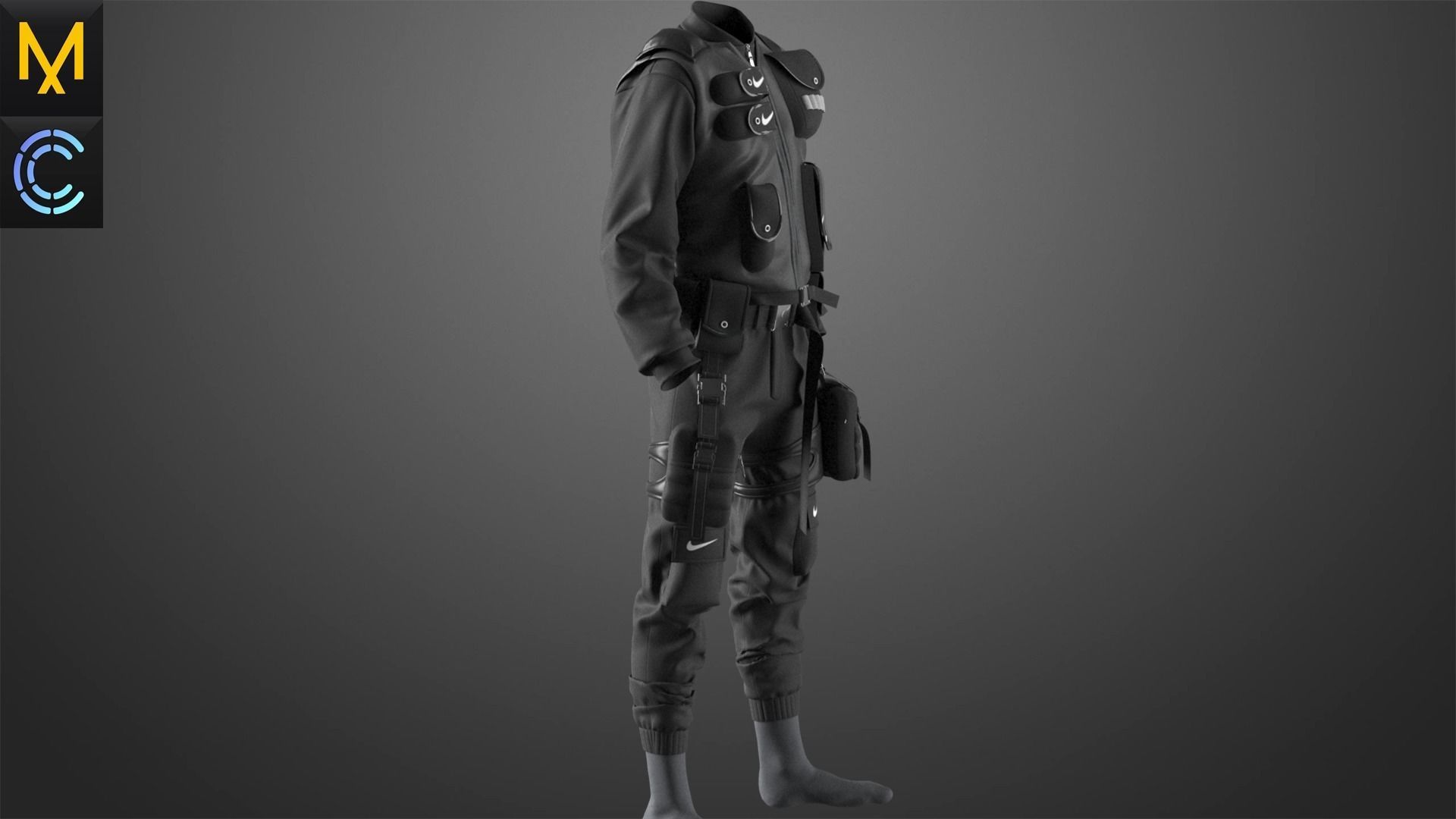 New Outfit Male OBJ mtl FBX ZPRJ 3D model_3
