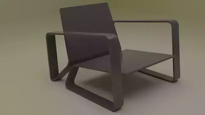 Modern metal chair