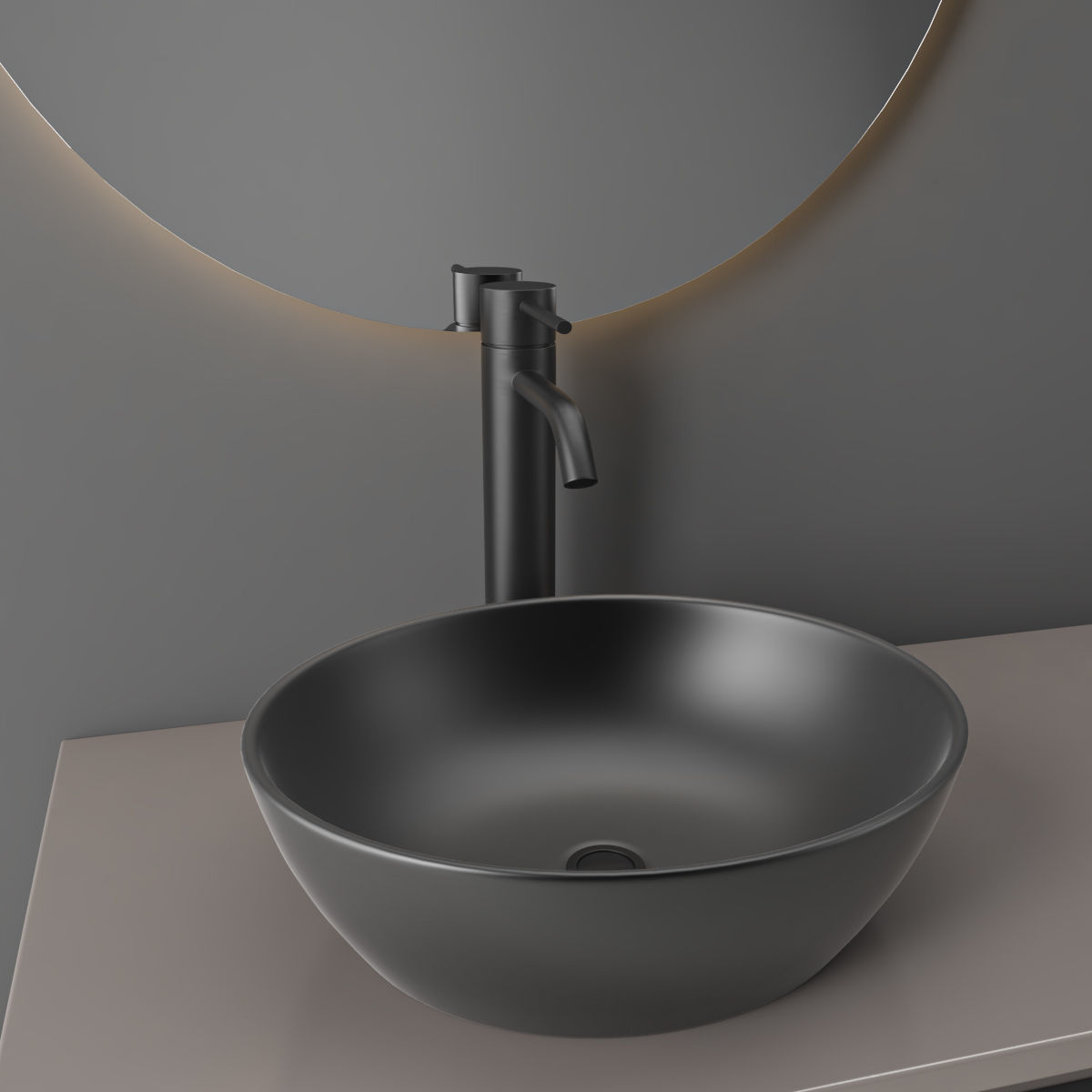 bathroom furniture set 42 3D model_3