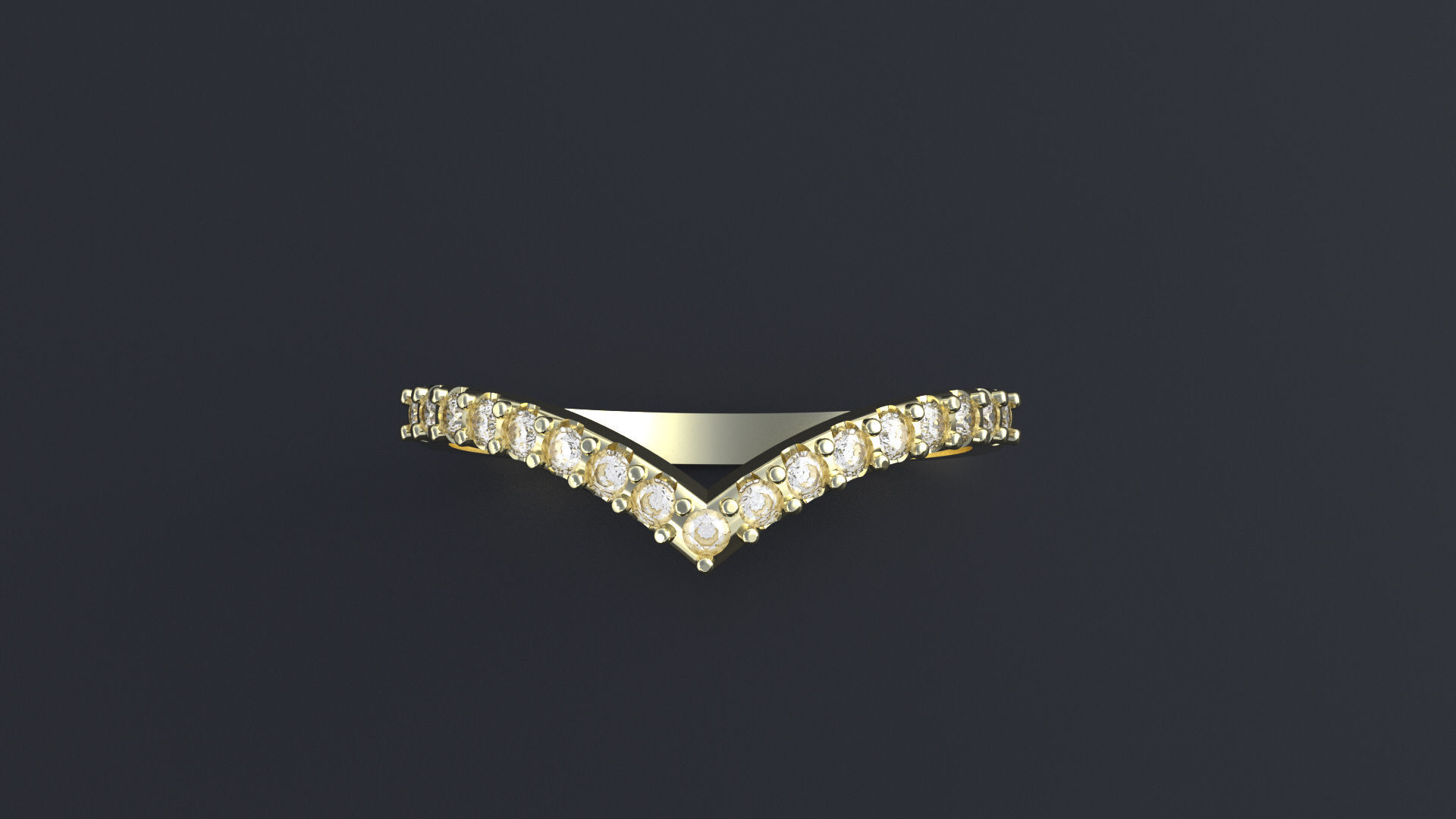 Engagement ring 3D or cnc model print 3D print model_2