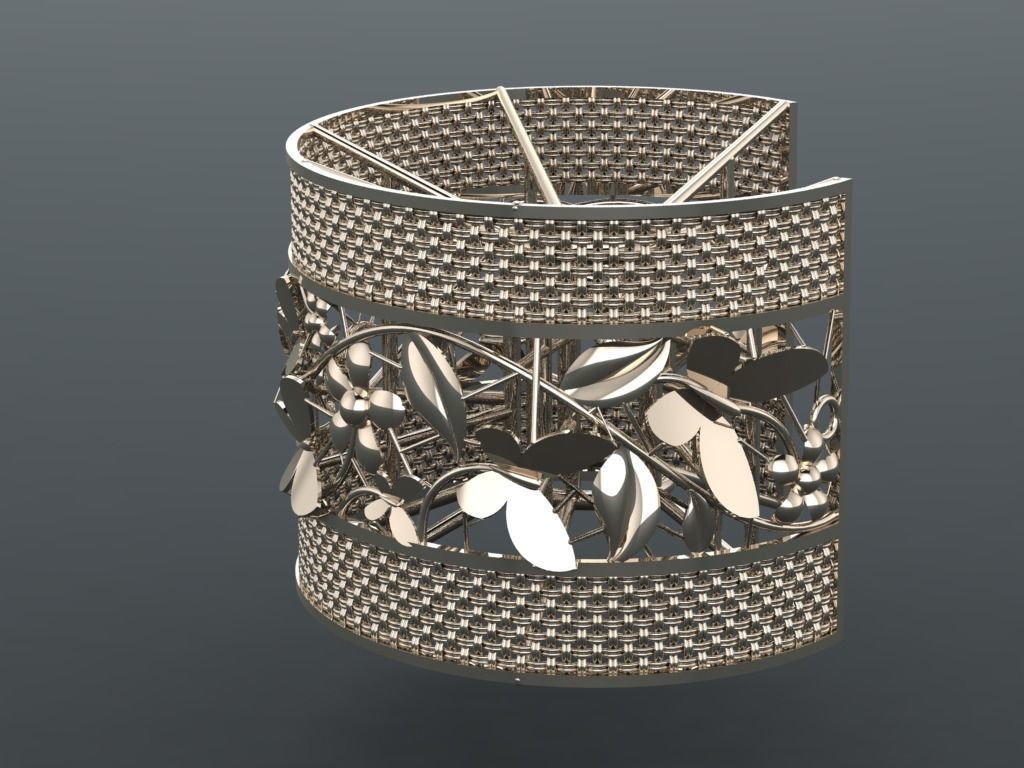 Bracelet 3d jewelry model 3D print model 3D print model_2